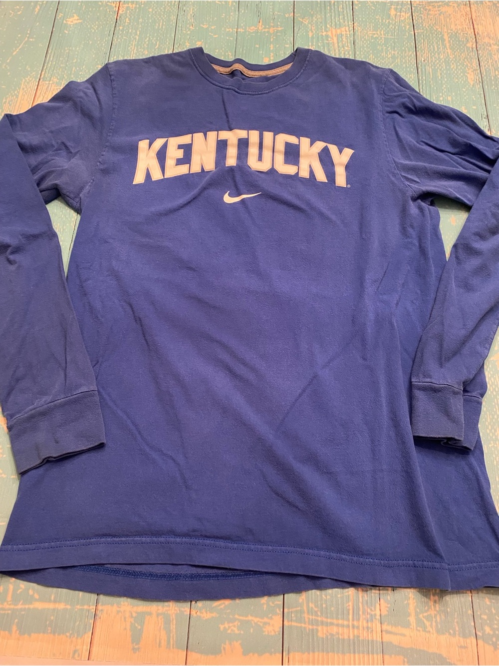 Nike Royal Blue University of Kentucky Long Sleeve Shirt